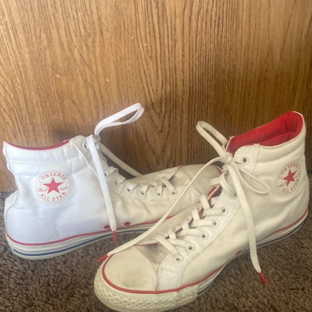 Mens  white Converse